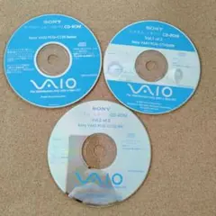 Sony VAIO PCG-FX G Series リカバリ　CD-ROM３枚
