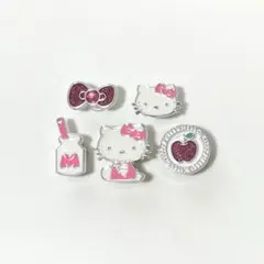 ジビッツ クロックス ハローキティ シルバー