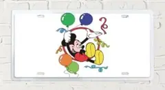 10-124 ブリキ看板　アメリカン雑貨　インテリア ディズニー　ミッキーマウス