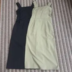 GU マルチウェイワンピース Sサイズ ブラック & オリーブ