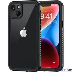 Lanhiem iPhone 14 防水ケース iPh 外 ー ブラック 842