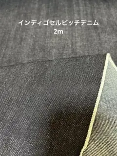 インディゴ　セルビッチデニム　2m