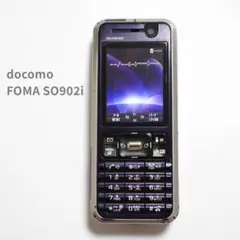 docomo FOMA SO902i ダークブルー×ブラウン