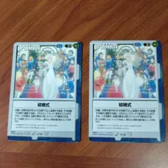 結婚式　2枚セット　ガンダムウォー