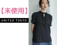 【最終価格】＊ユナイテッドトウキョウ　ドッキングパプスリーブブラウス