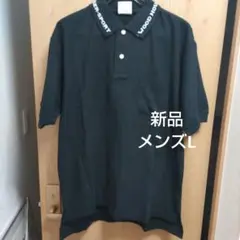 新品 WOOD HOUSE メンズ L 黒 ポロシャツ