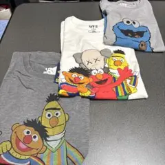 UNIQLOセサミストリート レディースTシャツセット
