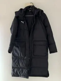 PUMA ブラック ベンチコート 150