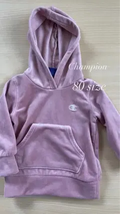 Champion フード付きトレーナー 80サイズ ピンク