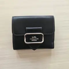 COACH 二つ折り財布 レザーケアキット付き