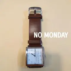 Nomonday☆腕時計☆NM-2ブラウン