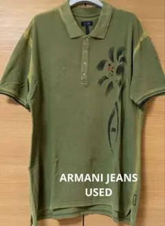 USED【EU：XXL】ARMANI 半袖 ポロシャツ アルマーニ ジーンズ