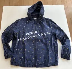 【ユニクロ/UNIQLO 】イネスドラフレサンジュ フルジップパーカーXL 紺