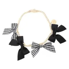 Maison de FLEUR リボンバッグチャーム　ブラック 新品