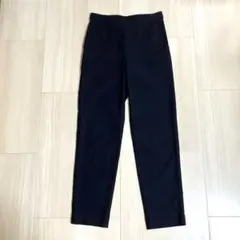 HusHusH カジュアルパンツ らく美パン ネイビー ゴムウエスト XS