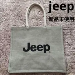 新品未使用　jeep ジープ　ジュートバック　トートバッグ　非売品　ノベルティ