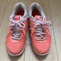 24.5cmランニングシューズ　サーモンピンク