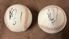 【激レア】オリックス ブルーウェーブ イチロー サイン入りボール ２点セット