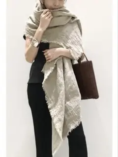 新品　MAISON DE VACANCES Linen Stole