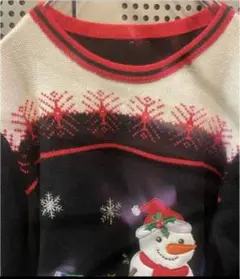 【超人気】古着 一点物 ニット アグリーニット クリスマス クリスマスニット