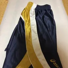 asics バスケットボールパンツ ネイビー/ゴールド