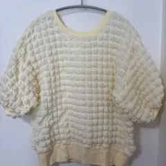 CEPOクリーム色 バルーンスリーブ Tシャツ Mサイズ