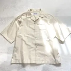 【美品】アーバンリサーチドアーズ 23 オープンカラーシャツ 半袖 イージーケア