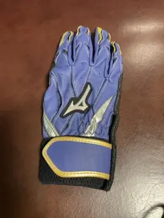 Mizuno バッティング用手袋 JL 青/黒/金
