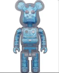 【美品】BE@RBRICK HxS HS 廣田彩玩所 1000% Medicom Toy BE@RBRICK HxS (Hirota Saigansho) 400% Clear