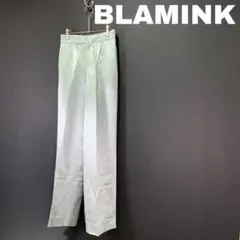 BLAMINK ブラミンク シルク リネン スラックス ワイド パンツ