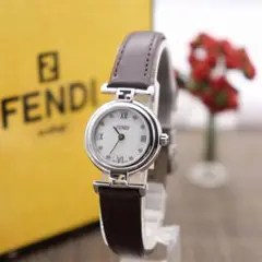 正規品【新品電池】FENDI 2700L/ダイヤ8P ホワイトシェル 動作良好