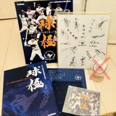 球極 日本プロ野球名球会35周年 サイン色紙 DVD付記念誌