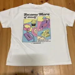 半袖白Tシャツ　ラブトキ　SS