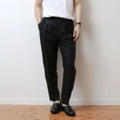 MBハイエンドハイライズスラックス　ブラック　定価：16,000円