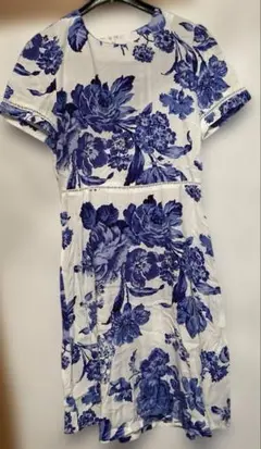 Cath Kidston フラワープリント ワンピース 8号