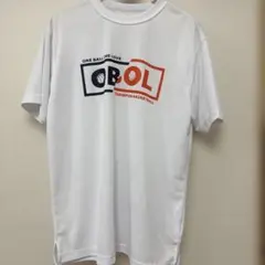 OBOL ホワイト Tシャツ CHAMPION BASKETBALL Lサイズ
