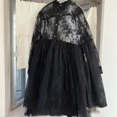 コムデギャルソンコムデギャルソン　花柄刺繍　レースチュールワンピース　捻れ 2025年最新】COMME des GARCONS チュール ワンピースの人気