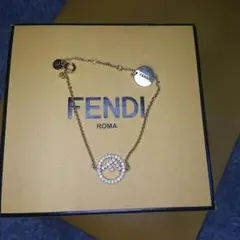 大人気 FENDI ラインストーン ブレスレット リバーシブル
