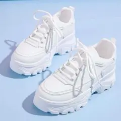 厚底スニーカー(白)