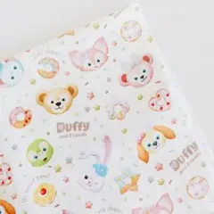 【50×70】ダッフィ Duffy フレンズ はぎれ 布 生地