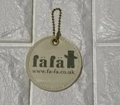 fafa ネームホルダー　キーホルダー　タグ　ボールチェーン　used