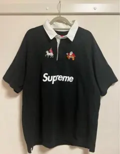 Supreme S/S Rugby Black M ラガーシャツ ボックスロゴ Supreme S/S Rugby Black Men's - SS24 - US