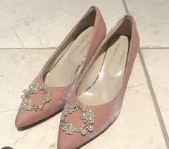 【極美品】ミッシュマッシュパンプスピンク24.5