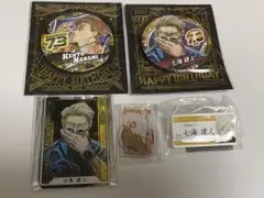 呪術廻戦 七海 缶バッジ アクリルカード ミニアクスタ 名札