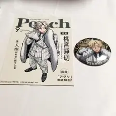 桃源暗鬼 TSUTAYA 桃宮唾切 缶バッジ ポストカード セット