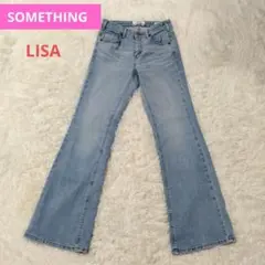 SOMETHING 　LISA SKY31ブーツカットデニムライトブルー27