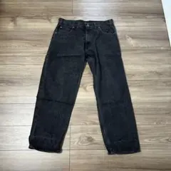 PRISONE BLUE USA製 ブラックデニム 古着　L