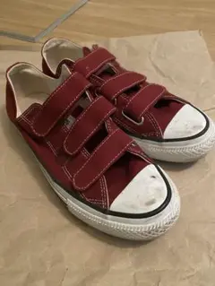 ALL STAR 赤 ベルクロ スニーカー