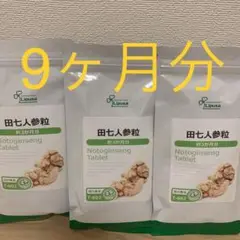 Lipusa(リプサ)田七人参粒 サプリメント 3ヶ月分×3袋 未開封品