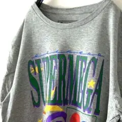 スーパーメガマート カクテル グッドフレンズ Tシャツ XL グレー灰色 古着